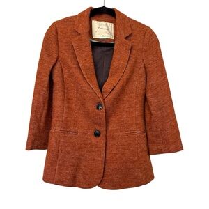 Cartonnier‎ Corduroy Blazer Suit Jacket Brown